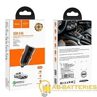 Автомобильное З/У HOCO Z32A 1USB 3.0A 18W QC3.0 черный (1/14/140)