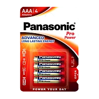 Батарейка Panasonic PRO Power LR03 AAA BL4 Alkaline 1.5V (4/48/240)