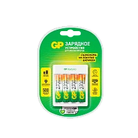 З/У для аккумуляторов GP E411/270AAHCCS-2CR1 AA/AAA Ni-MH 4 слота +4AA 2700mAh (1/5/10)