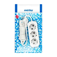 Удлинитель Smartbuy 3р.С/З 16A 7.0м белый (1/40)