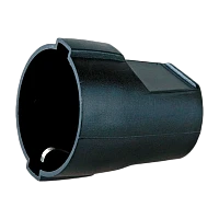 Розетка Volsten S1-MZ 16A С/З ABC-пластик черный (2/20/400)