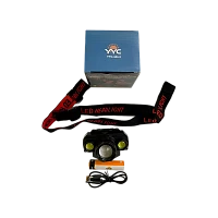 Фонарь налобный Без бренда YYC-344-3 от аккумулятора черный