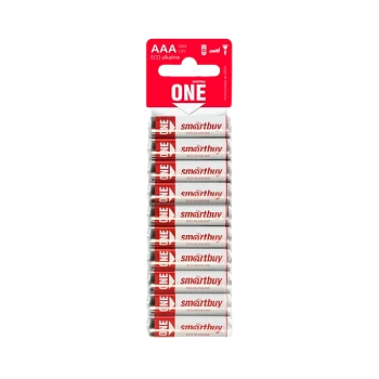 Батарейка Smartbuy ONE ECO LR03 AAA BL10 Alkaline 1.5V (10/300/600)