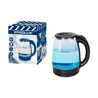 Электрочайник Ergolux ELX-KG06-C02 1600W 1.8л черный (1/12)